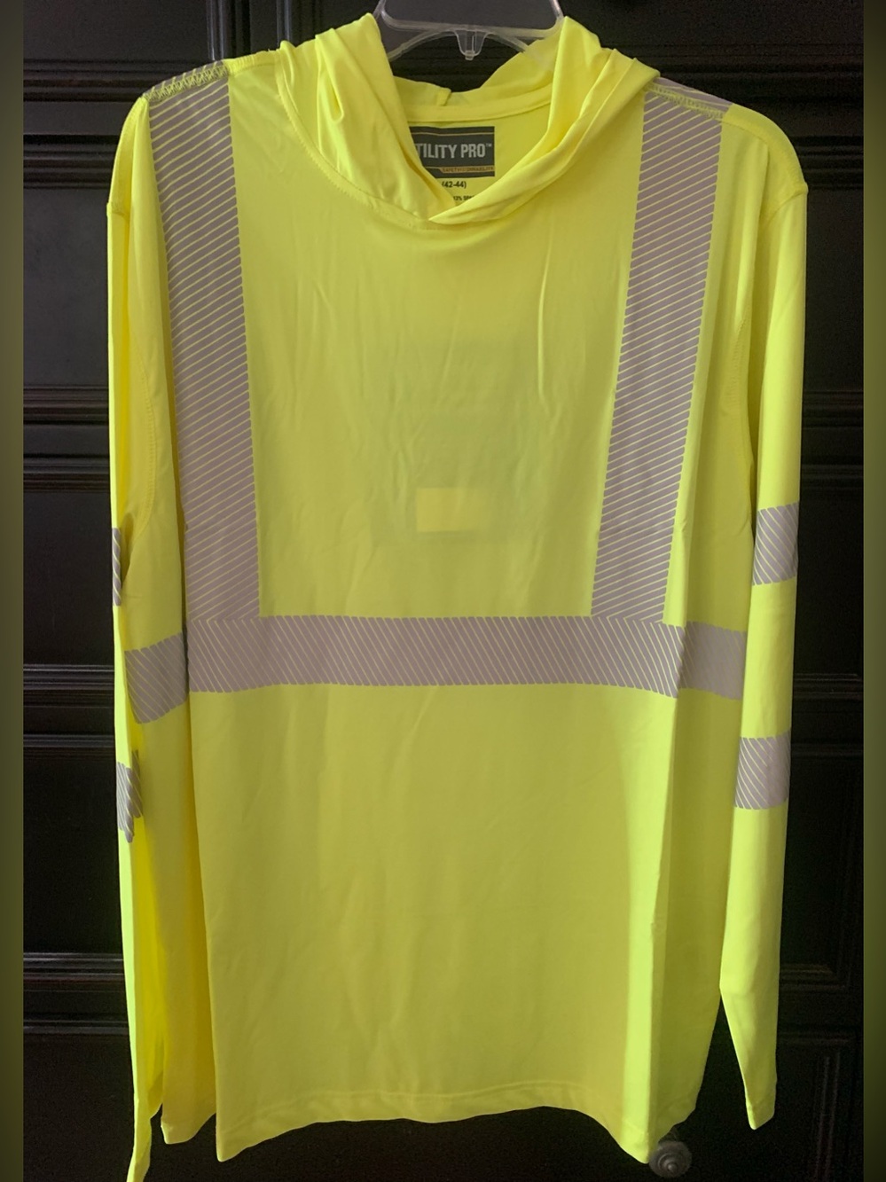 High-Visibility Yellow Reflective Hooded Cooling Shirt - ANSI Class 3